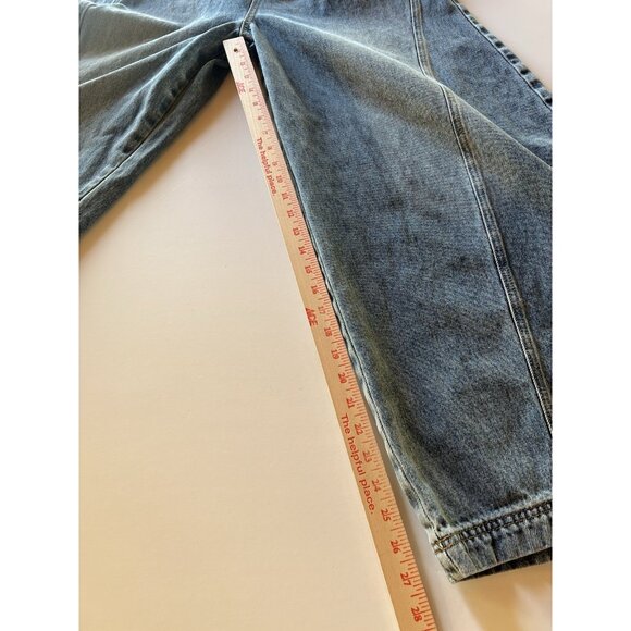 FEAR BARWELLS barrel retro hipster streetwear blue jeans 30x28 baggy loungewear - Picture 8 of 12